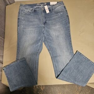 Seven7 Medium Wash Bootcut Jeans - Light Blue